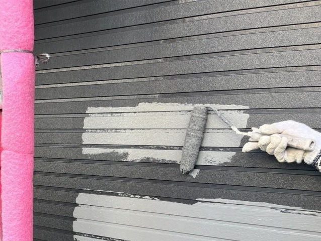 三木市の外壁中塗り